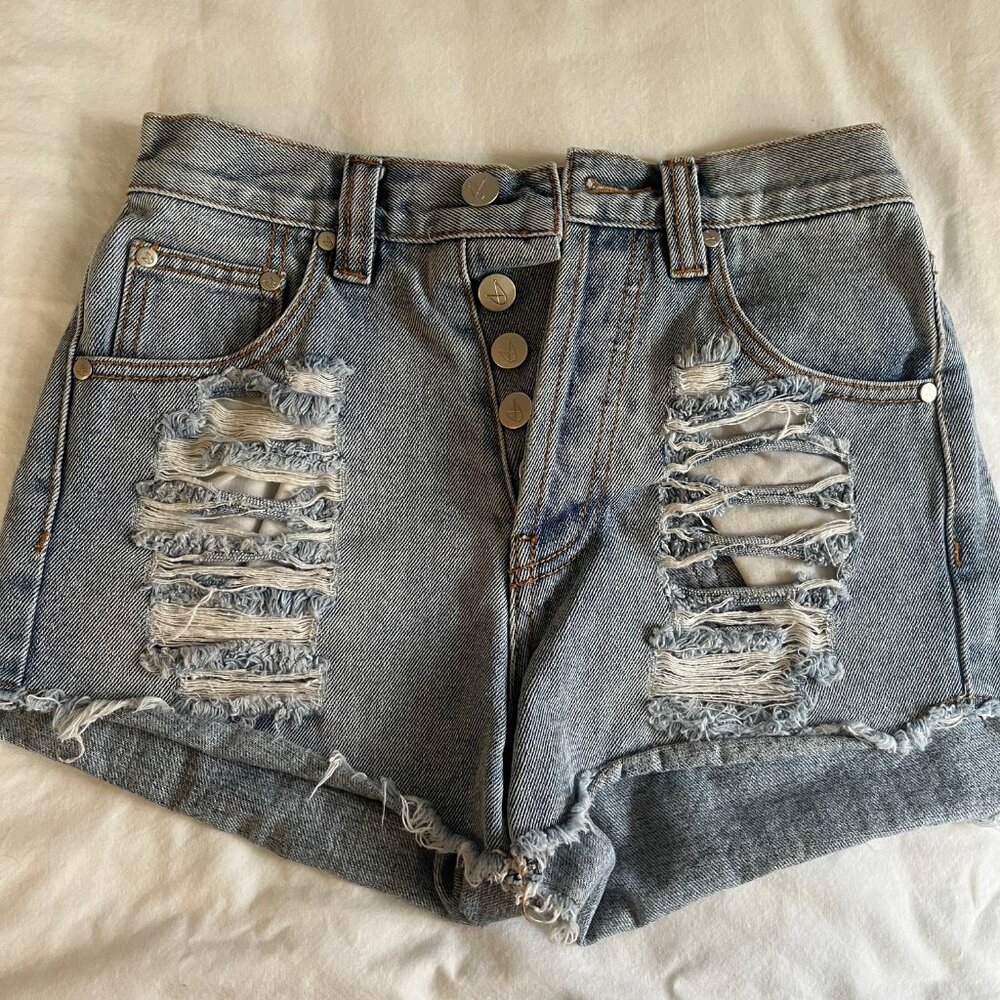 MINKPINK Jean Short